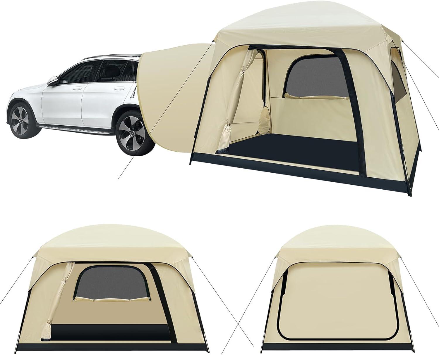Tested SUV Shelter: Suzy's Dual Mode, Waterproof, Quick-Setup homeless yet fancy!