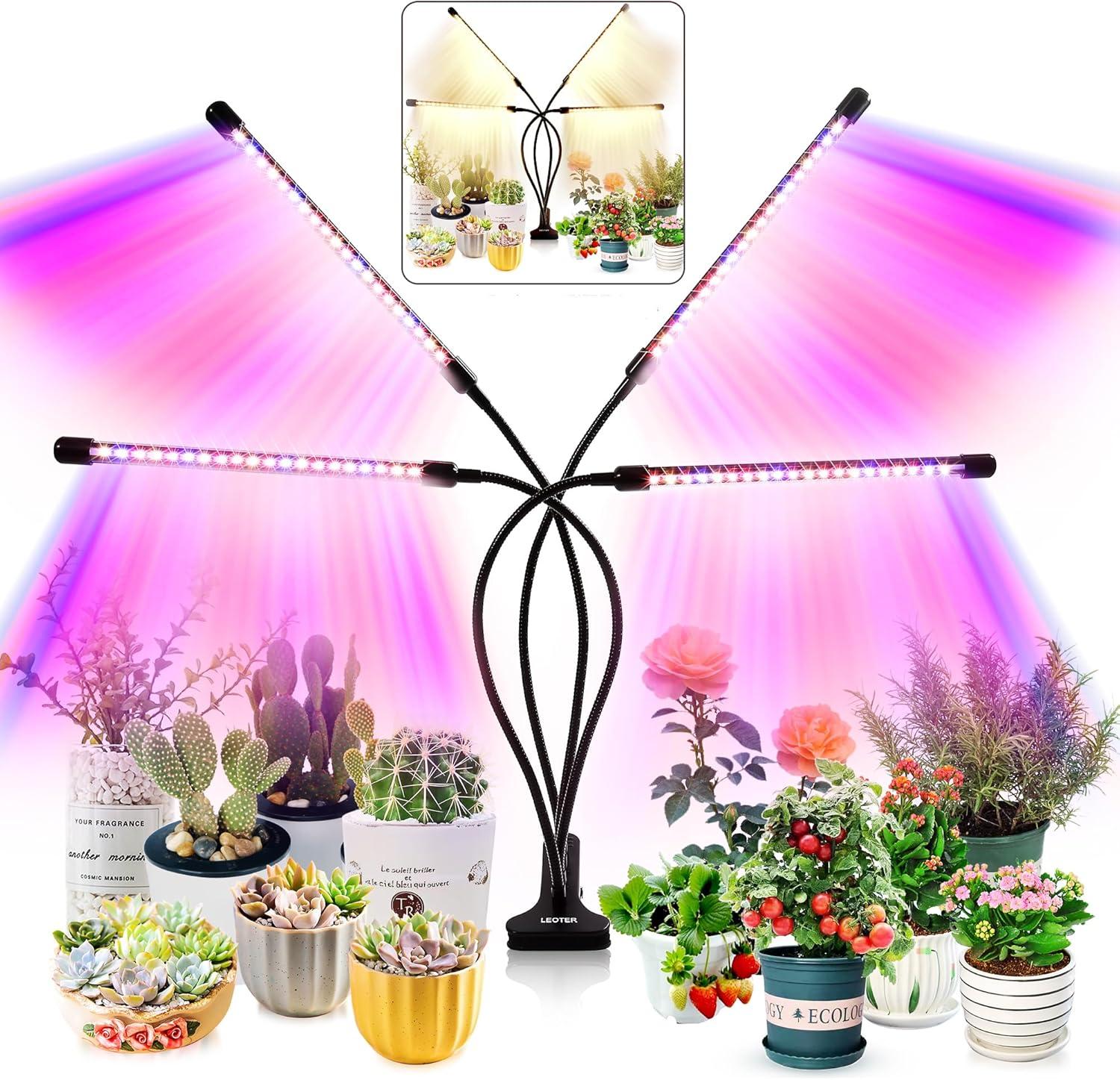 Grow Light Showdown: Tested 80 LED Spectrum Timer...Best Use Case!