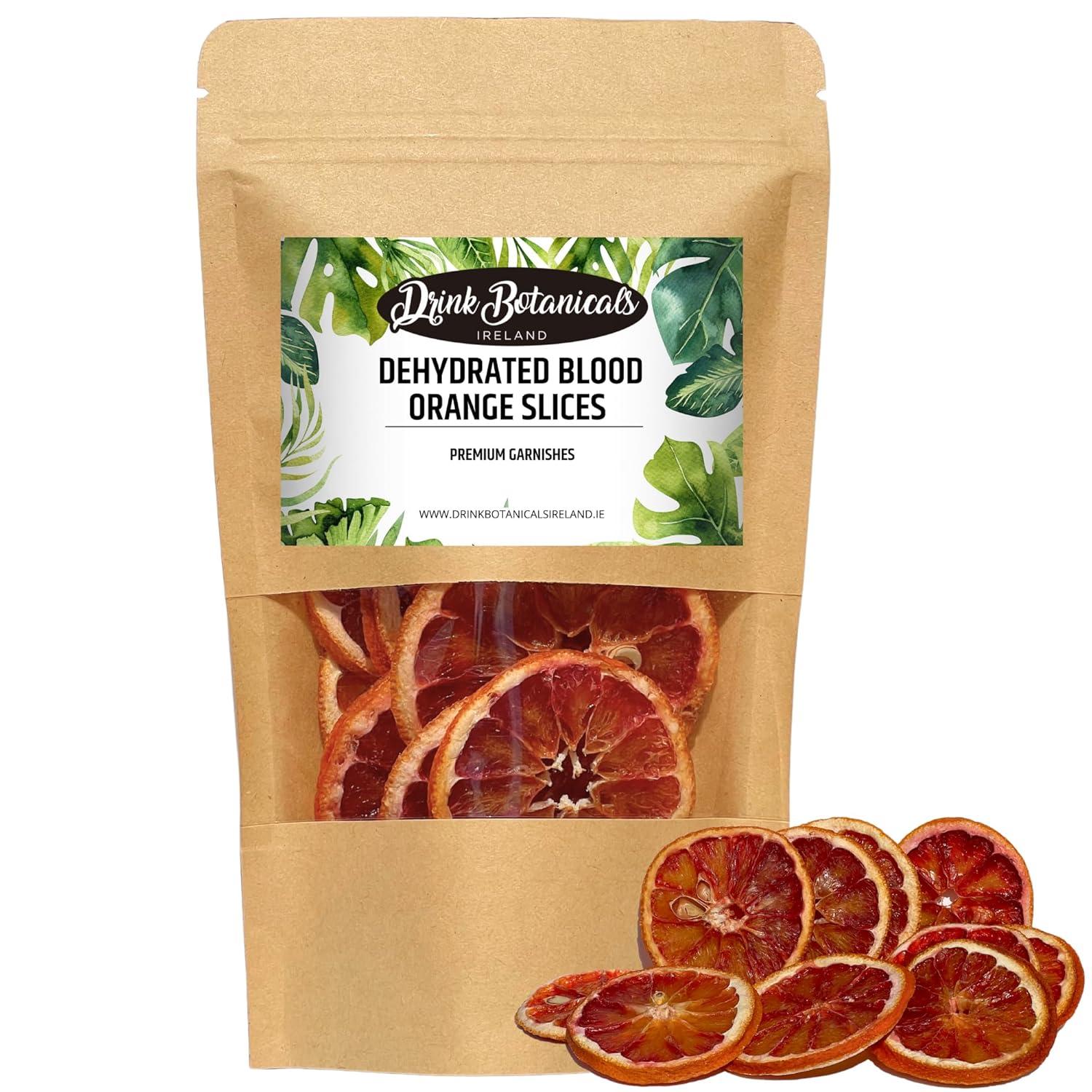 Compared dried blood orange slices tested for cocktails & snacks... natural garnish option (1.76 oz)