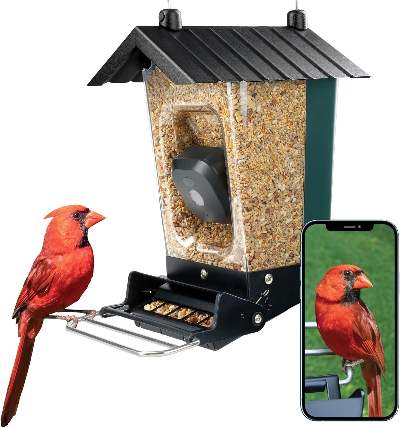 The Perky-Pet Camera Bird Feeder:_weight _Motion vs Squirrel-Resist