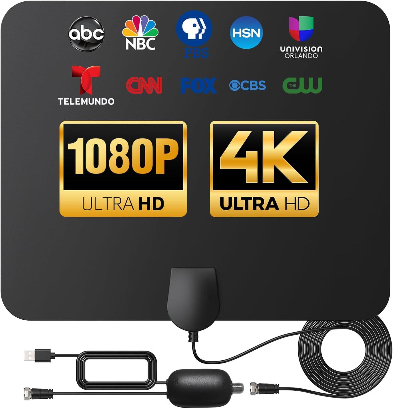 Long-Range TV Antenna, 900 Miles, tested smart 4K vs Amplifier Boost... Spring Setup Insights