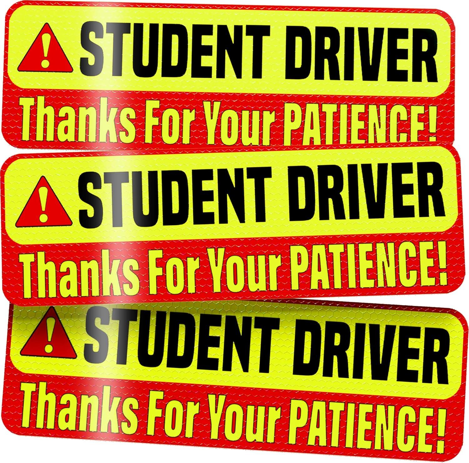 Magnetic Student Driver Sticker Showdown: tested Hold, Bright Reflection... New Driver Essentials Highlight