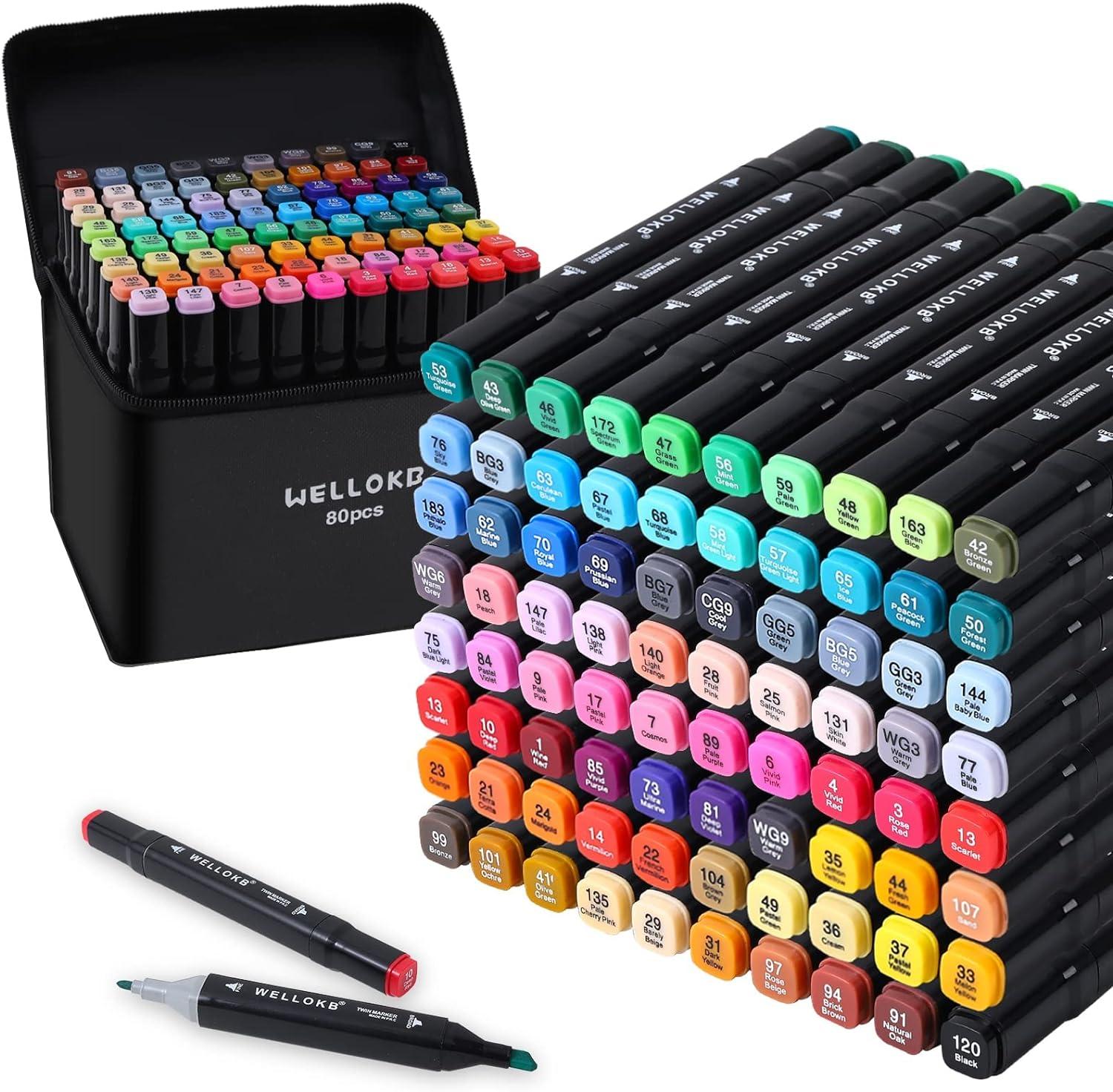 Dual Tip Alcohol Markers: Tested For Creative Fluency
