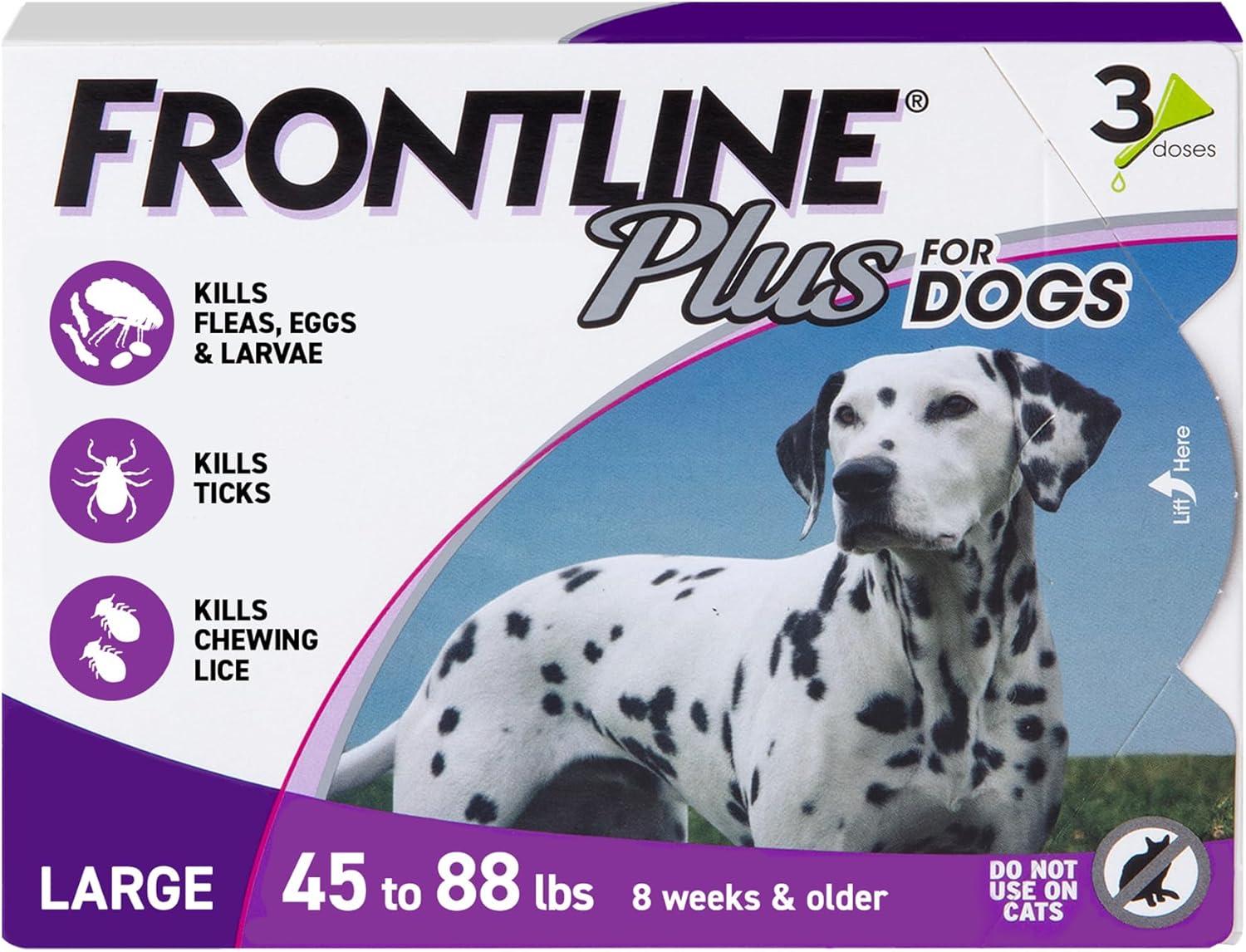 Frontline Plus Versus vs. Tick Tested Insight... Largest Dogselope
