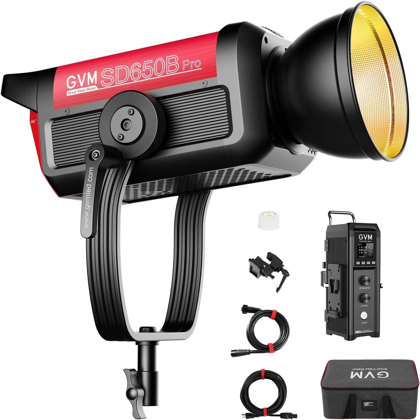 Studio vs Video: Surprising Insight Comparing GVM Pro SD650B Lumens... Big Power, One Kit