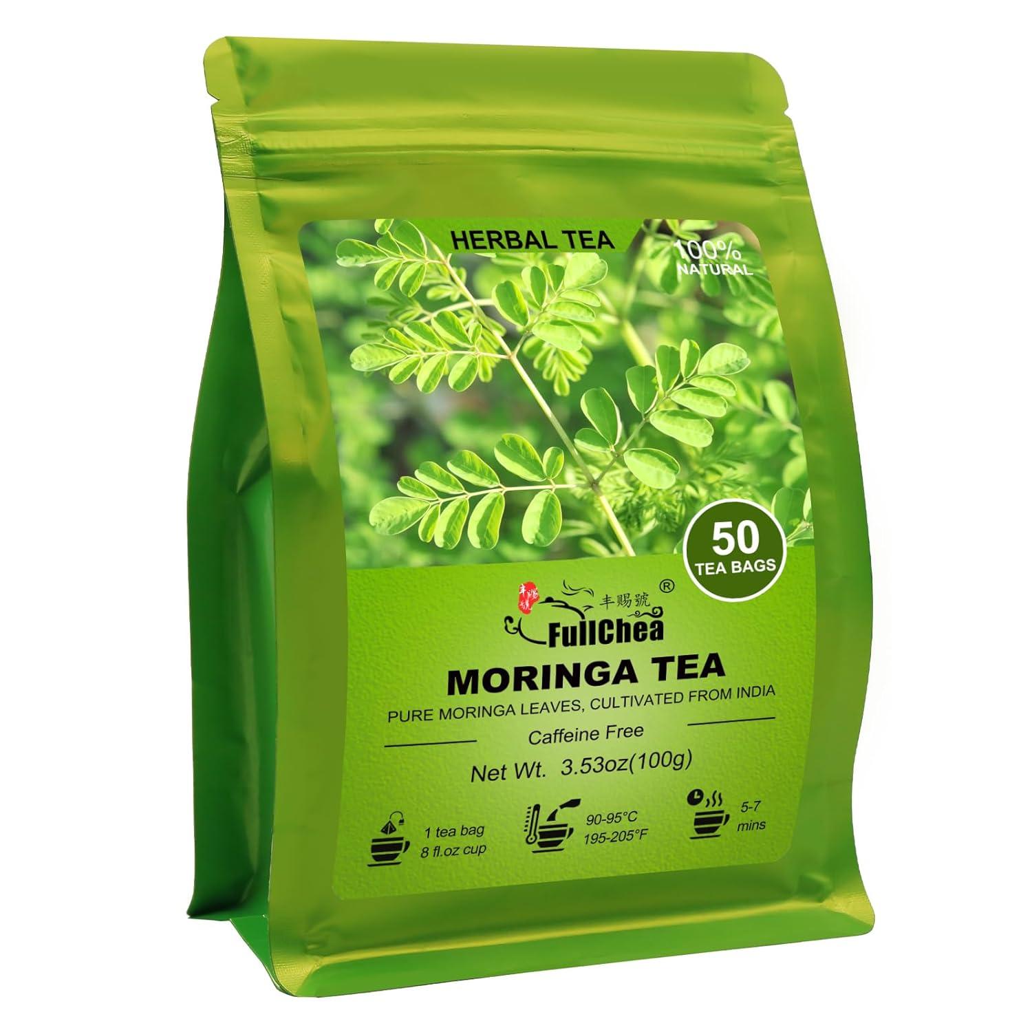 FullChea Moringa Tea Showdown: Pure Indian Leaves vs. Digestion Boost... Tested celeb-style!