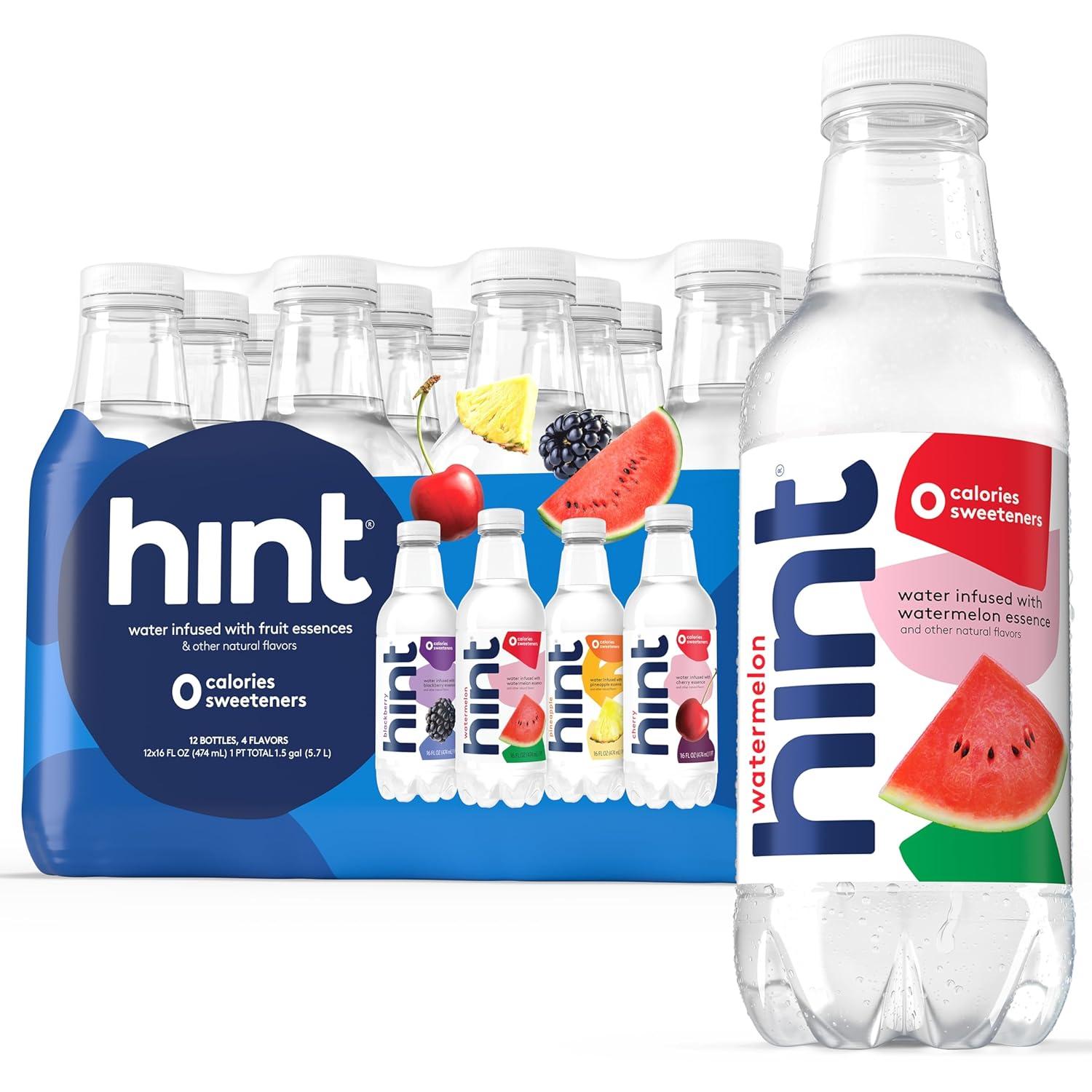 Surprising Test Of Hint Water Flavors Versus Summer Trends... Zero Calorie Fun In Handy Pack!