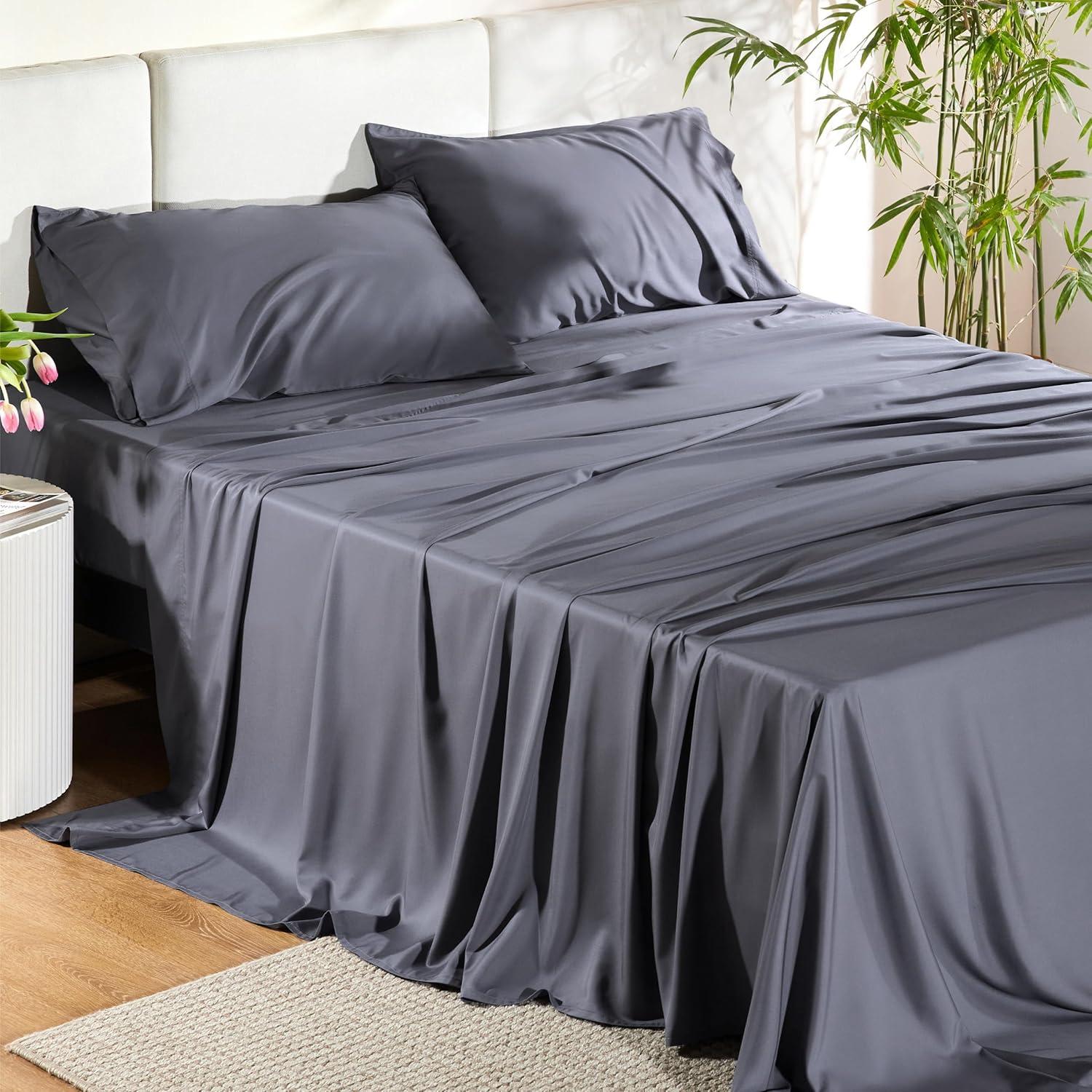 Cooling Bamboo Sheets Versus Hotel Luxury: Tested Set for Hot Sleepers... Deep Pockets!