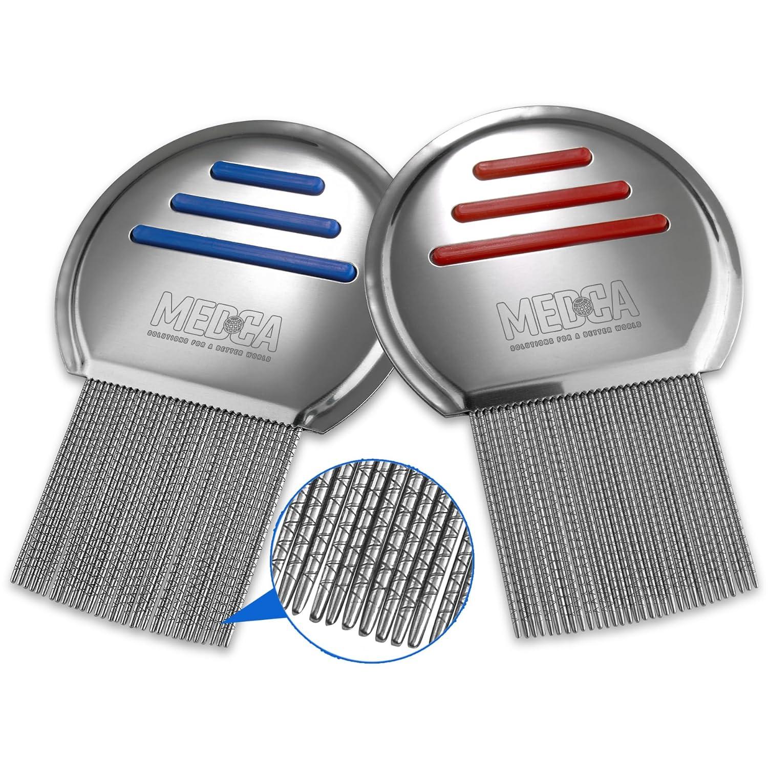 Stainless Steel Lice Comb Versus Treatment: Surprising Insights for Quick Riddance... Pack of 2 Included