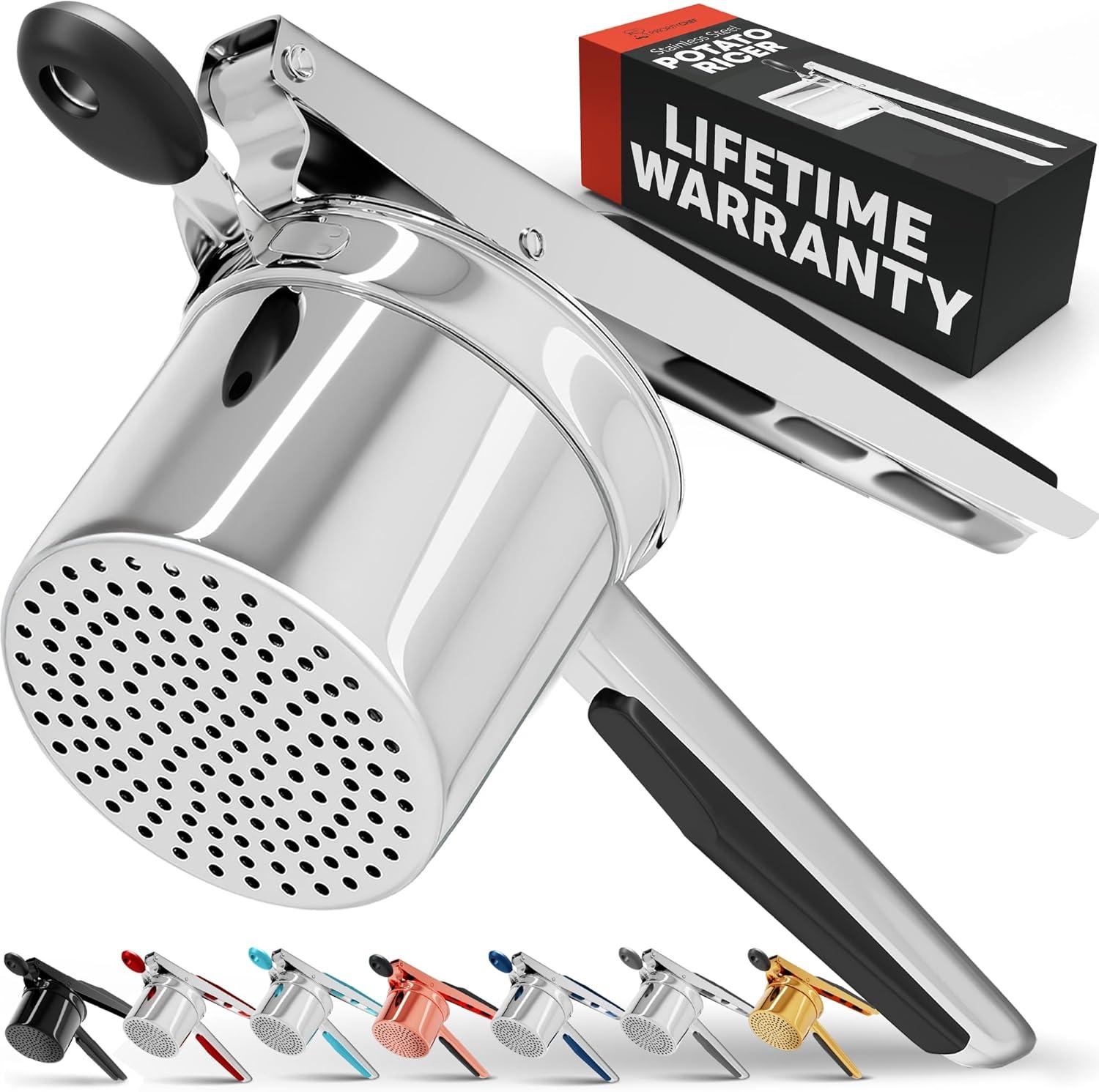 Showdown: Potato Ricer Versus Masher - Tested For Perfect Mash... Heavy Duty Steel Edge!