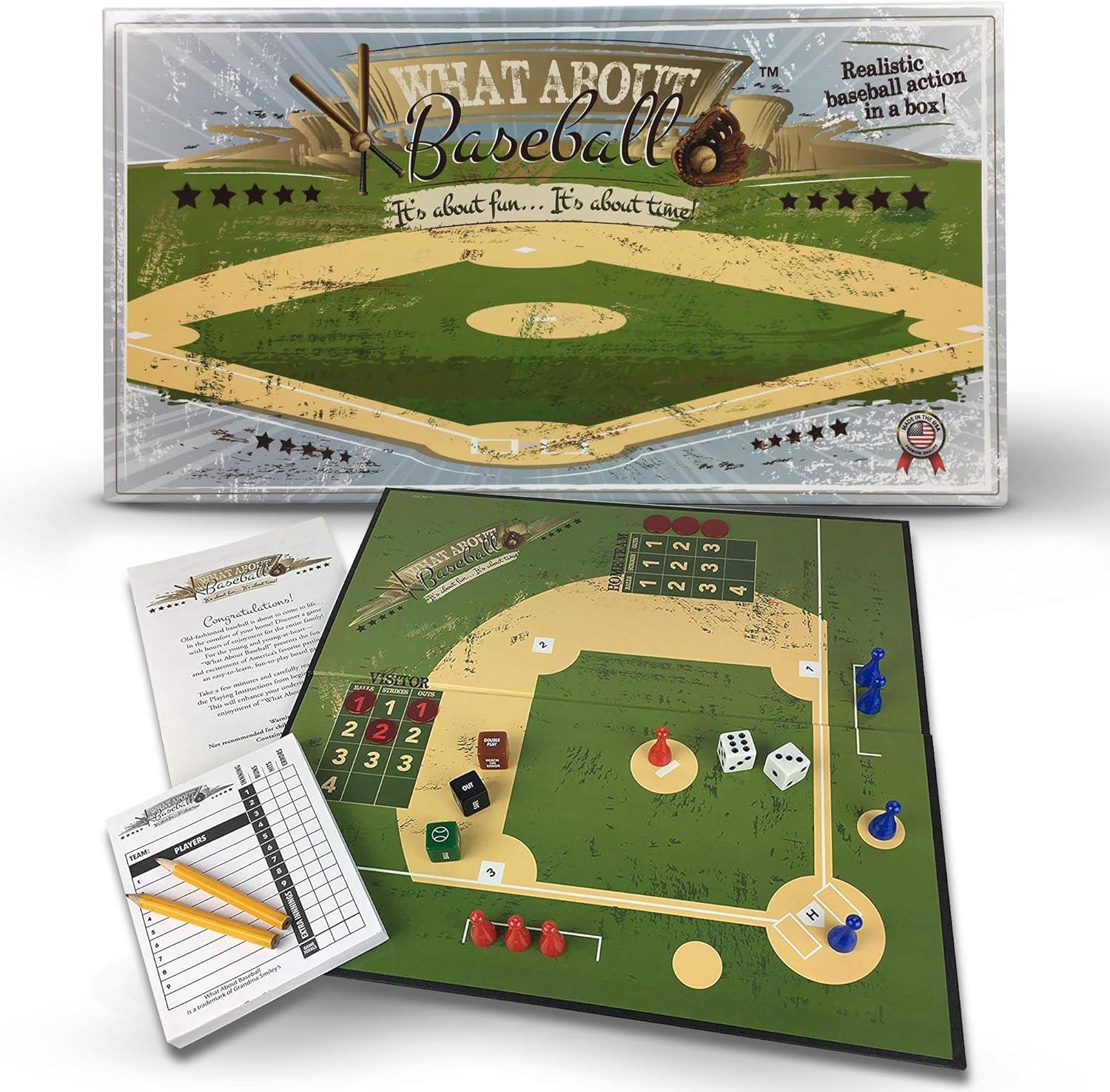 Baseball Game Compared: Foul Balls vs Cards, Strategy Board Fun; Buy Now!