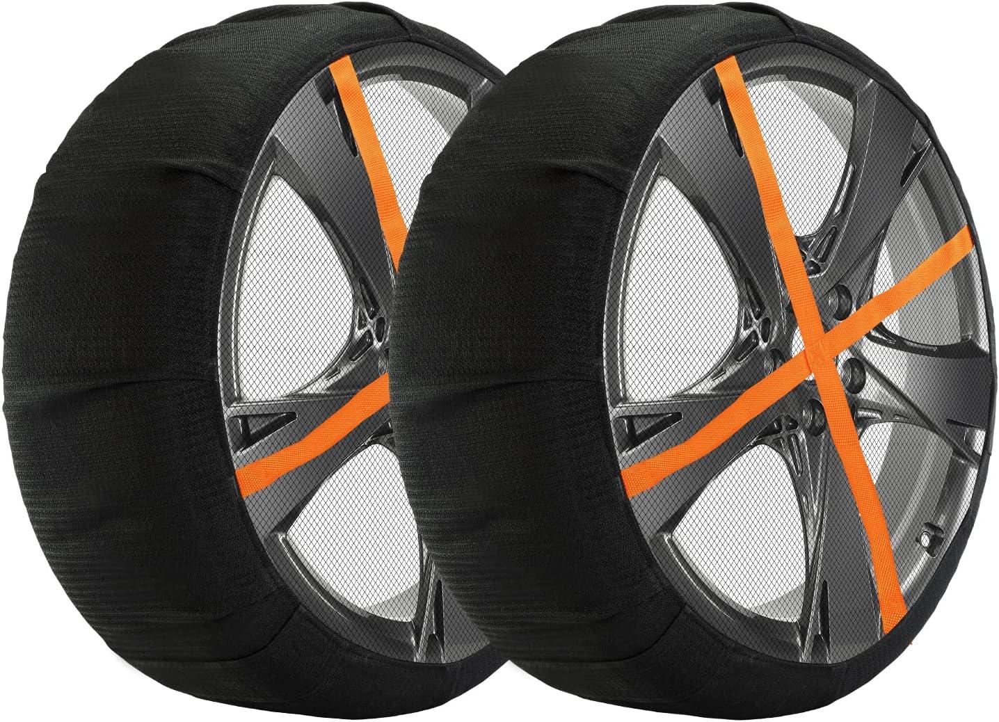 Snow Socks Versus Chains: Tested Snow Traction Hack... Car Sock Winter Showdown!