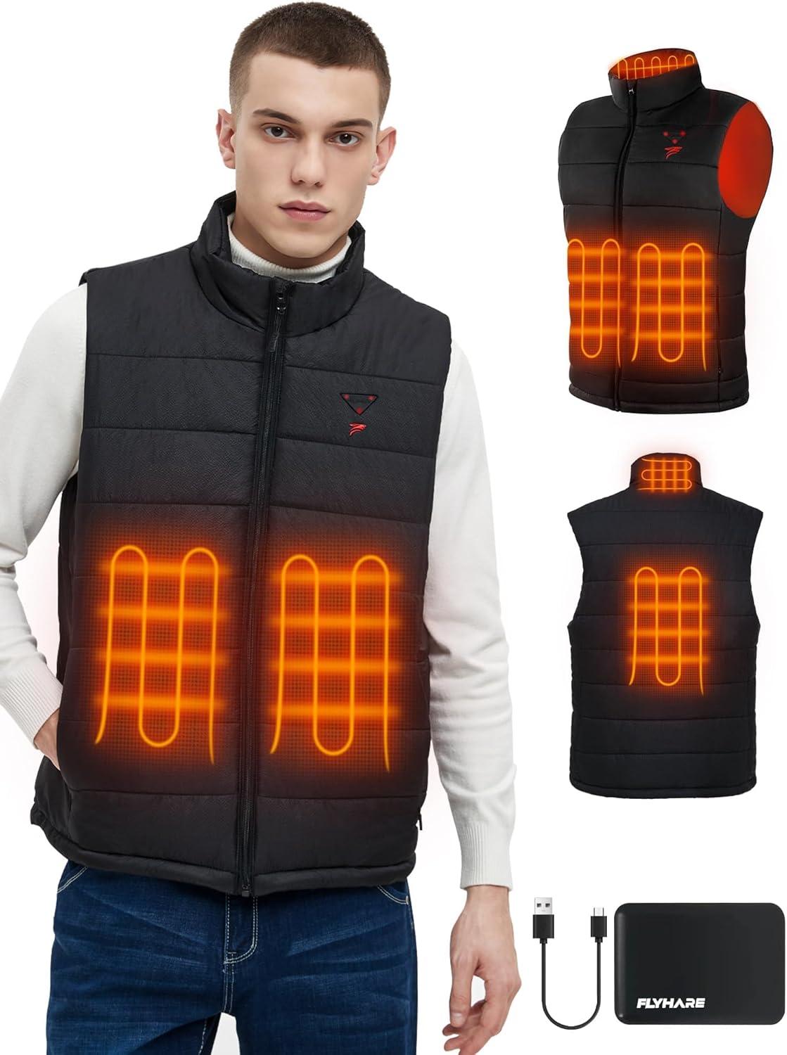 Flyhare vs. Electric Vest: Heated Showdown for Men's Winters