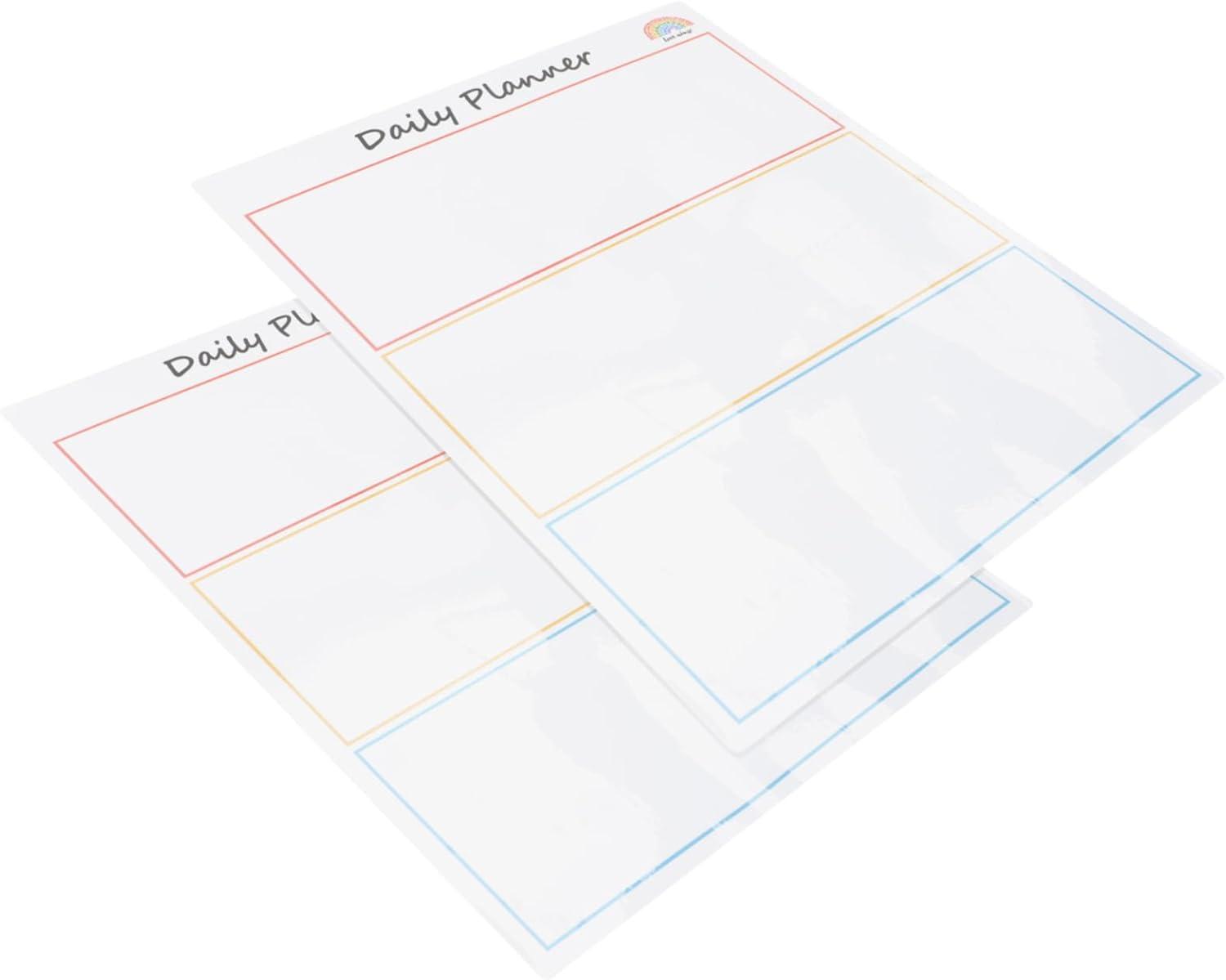 2Pcs tested Reusable Boards versus Lists: Compact Insight for Fridge Needs