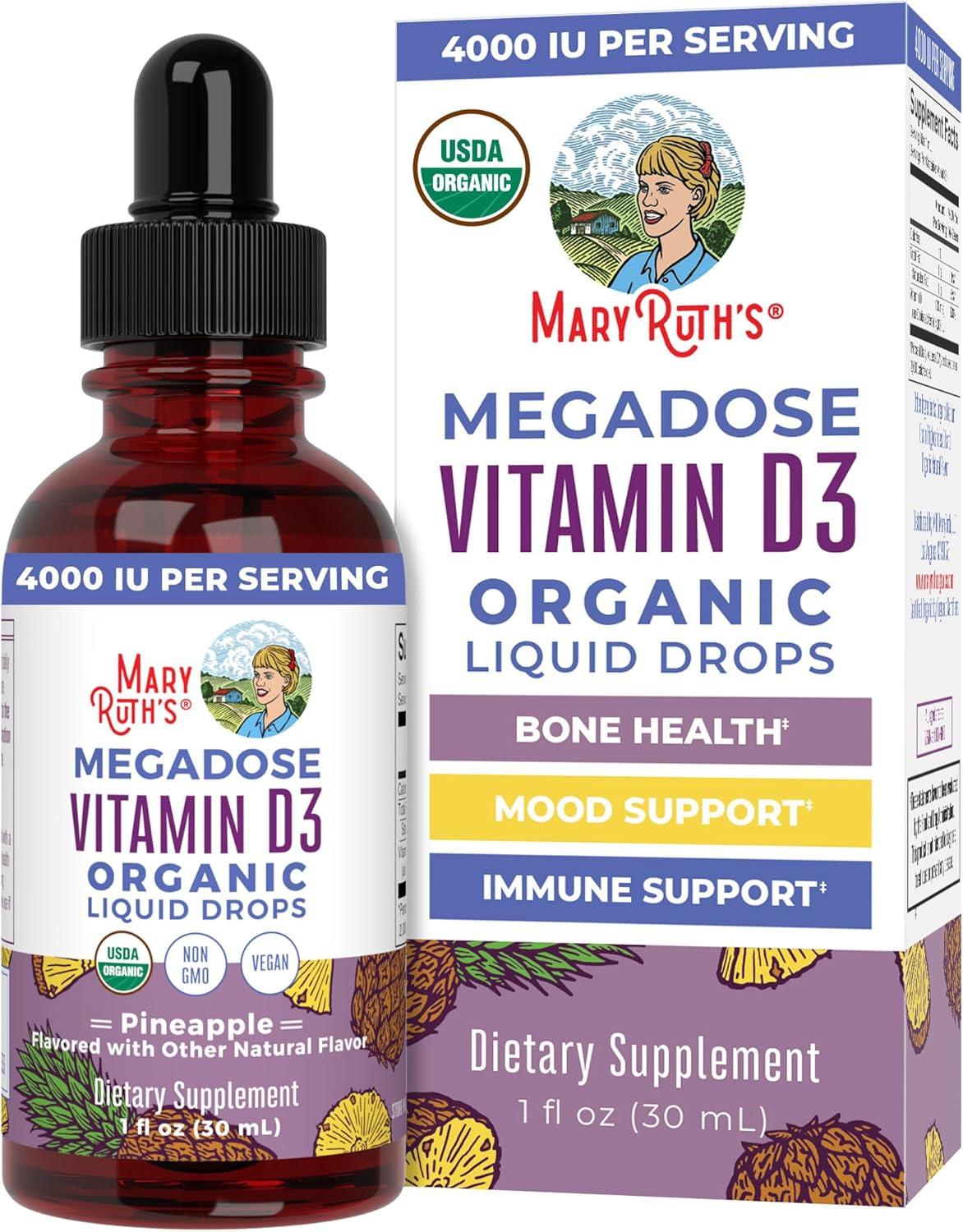 MaryRuth Organic Vit D3 vs. Pure Ddrops: Tested Megadose 4000 IUFun Compare!