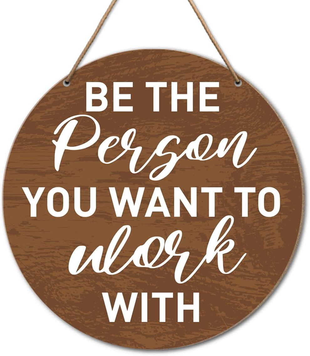 Rustic Sign Showdown: Office Vibes Tested!