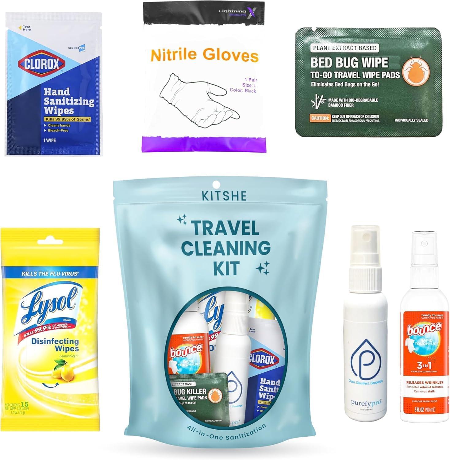 Travel Cleaning Kit Compared: Tested Hotel Wipes, Bed Bug Spray...Surprising Essentials!