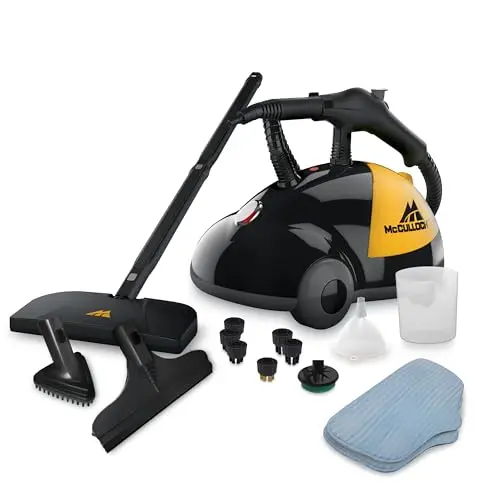 McCulloch MC1275 heavy-duty steam cleaner with mop head