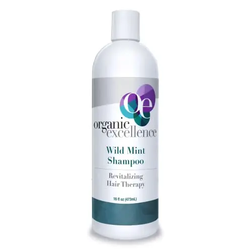 Organic Excellence Natural Organic Shampoo with Wild Mint and Rosemary