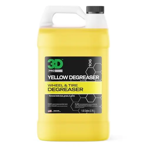 3D Yellow Degreaser gallon jug