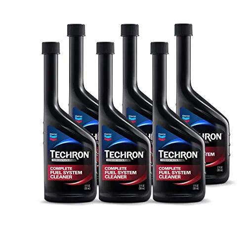 Chevron Techron Concentrate Plus Fuel System Cleaner six-pack bottles