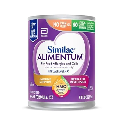 Similac Alimentum ready-to-feed hypoallergenic formula bottles