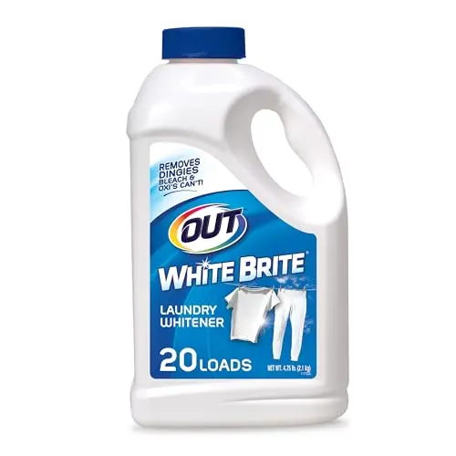 OUT White Brite Laundry Whitener bleach alternative powder