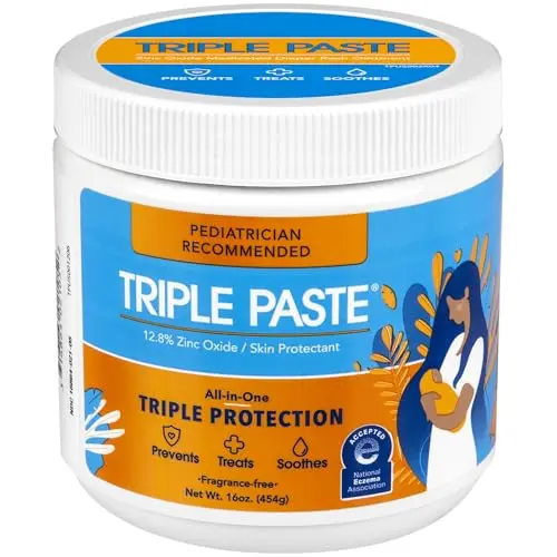 Triple Paste Diaper Rash Cream in a 16 oz tub