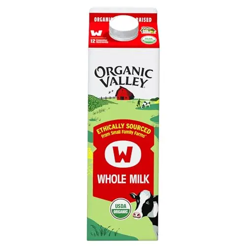 Organic Valley quart of ultra-pasteurized organic whole milk