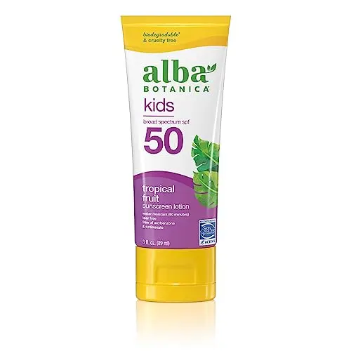 Alba Botanica Kids Tropical Fruit Sunscreen Lotion