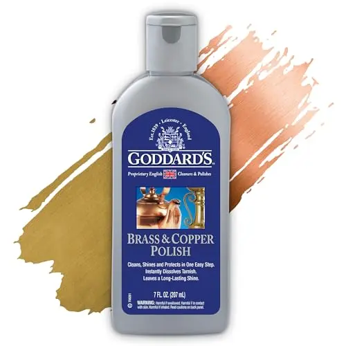 Goddard's Copper and Brass Polish liquid bottle