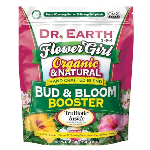 Dr. Earth Flower Girl Organic Bud & Bloom Booster fertilizer bag