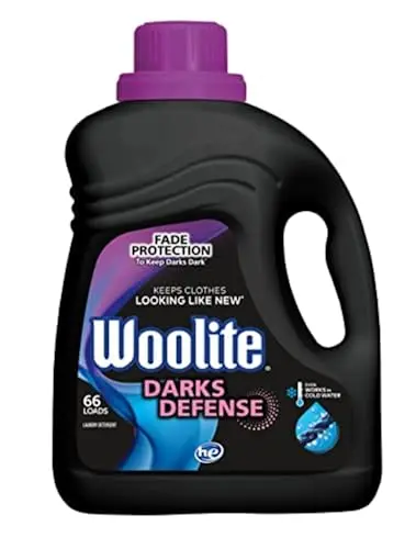 Woolite Darks Defense liquid laundry detergent bottle, Light Fresh Scent