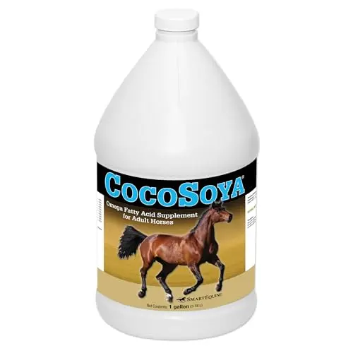 SmartEquine CocoSoya Oil gallon jug for horses