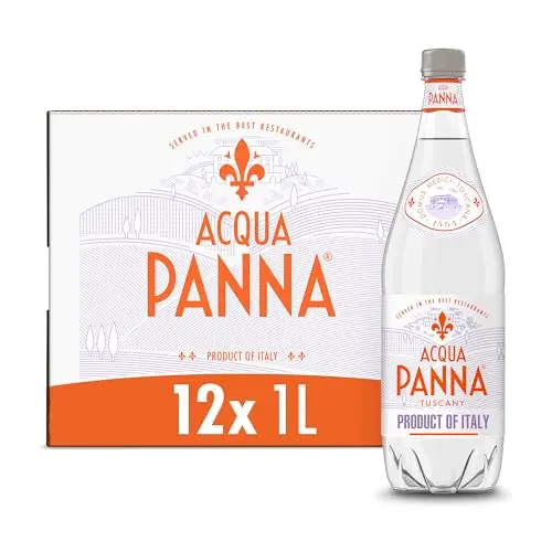 Acqua Panna Natural Spring Water 33.8oz plastic bottles 12 pack