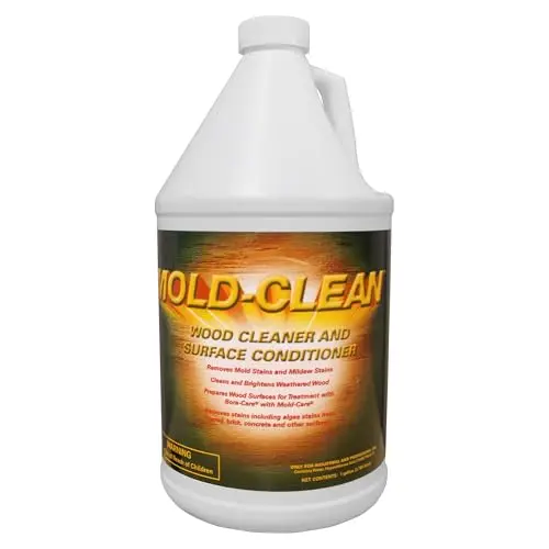 Nisus MOLD-CLEAN Wood Cleaner and Surface Conditioner one gallon jug