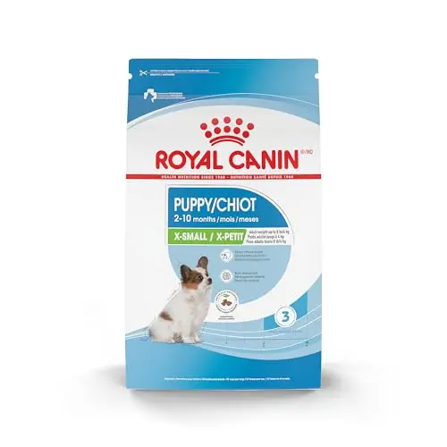 Royal Canin X-Small Breed Puppy dry dog food bag