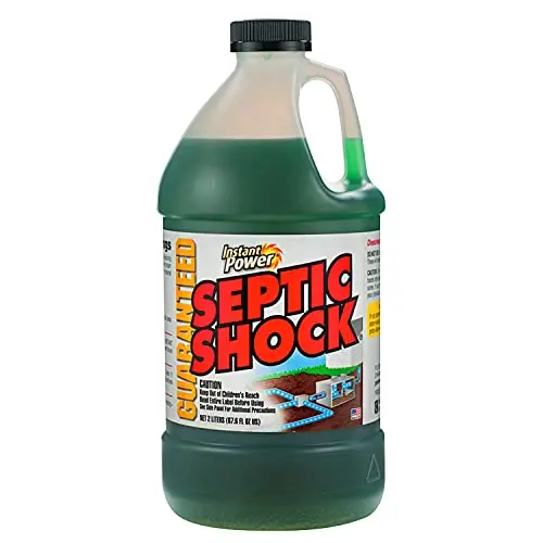 Instant Power Septic Shock liquid septic tank treatment and drain cleaner