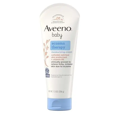 Aveeno Baby Eczema Therapy Moisturizing Cream in a tube