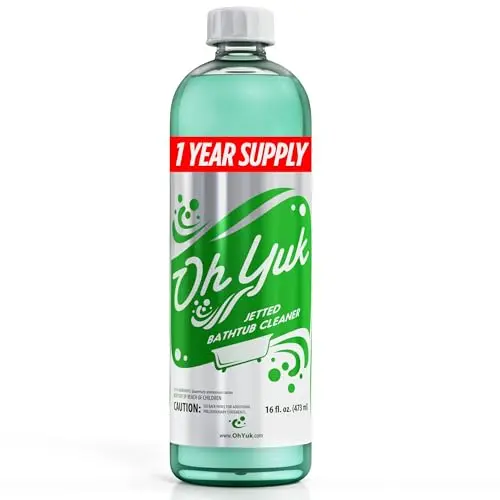 Oh Yuk Jetted Tub Cleaner liquid bottle for Jacuzzis and whirlpools