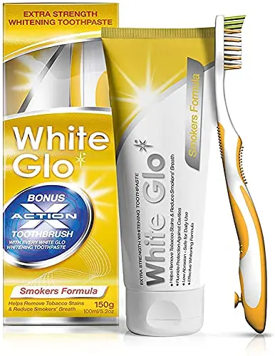 White Glo Smokers Formula Whitening Toothpaste tube