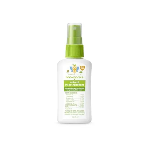 Babyganics plant-based insect repellent spray bottle