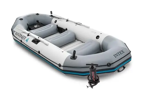 INTEX Mariner 4 inflatable boat with wear-resistant keel