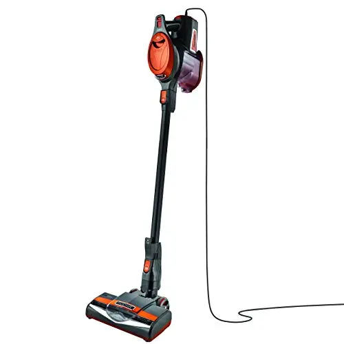 SHARK Rocket corded stick vacuum with swivel steering on hard floor