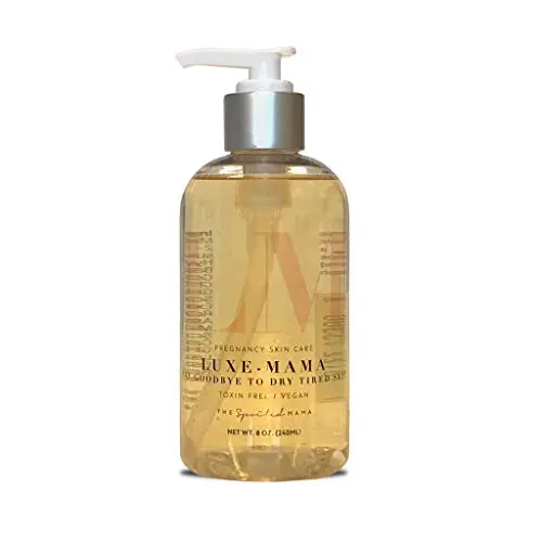 Luxe-Mama Lavender Vanilla Calming Body Wash bottle