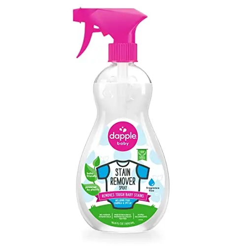 Dapple Baby plant-based stain remover spray bottle