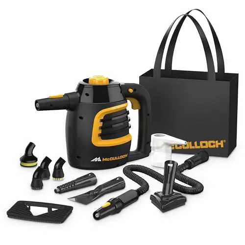 McCulloch MC1230 compact handheld steam cleaner