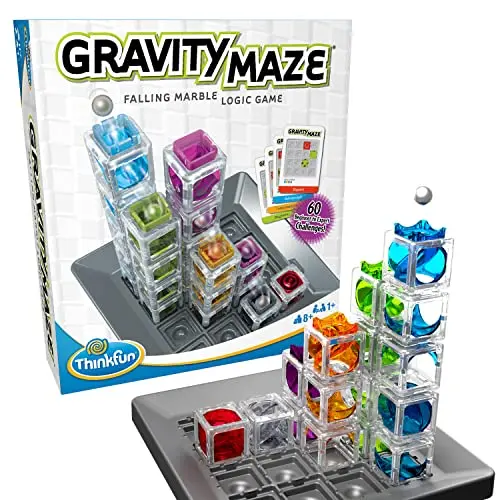 ThinkFun Gravity Maze marble run logic game set