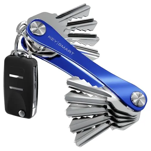 KeySmart Original key holder in blue for up to 14 keys
