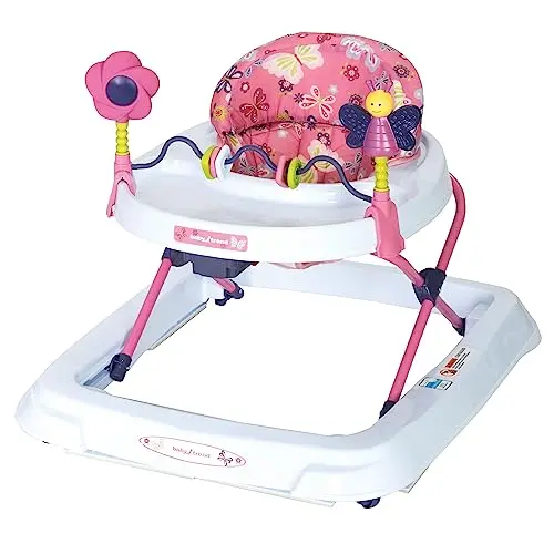 Smart Steps 3.0 Activity Walker in pink with toy bar